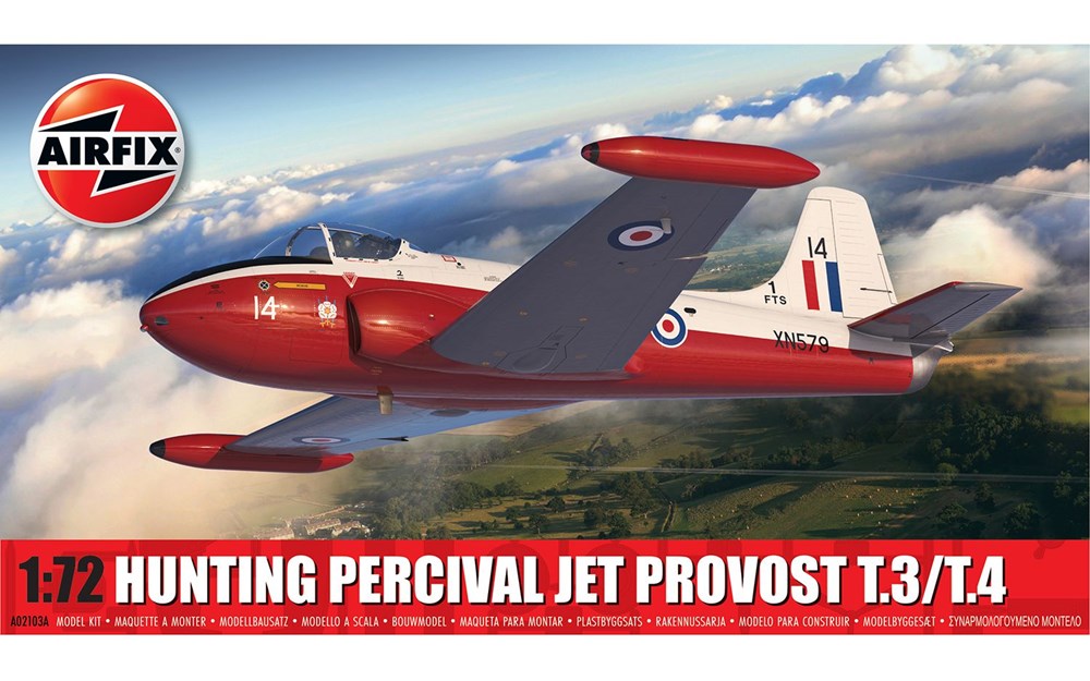 Airfix A02103A 1:72 Hunting Percival Jet Provost T3 T4 — Ironhorse Hobbies
