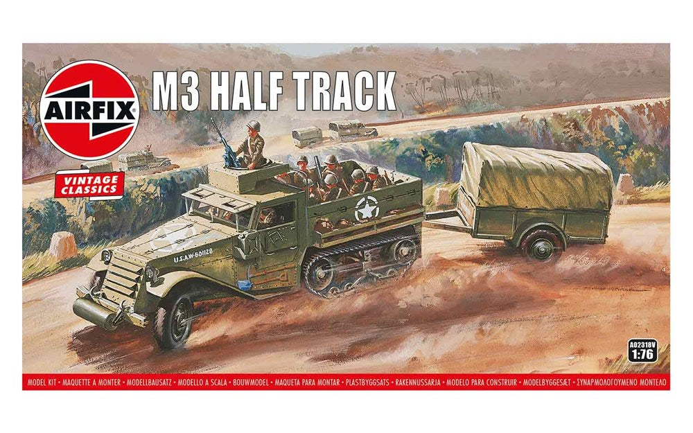 Airfix A02318V 1:76 White M3 Half-Track