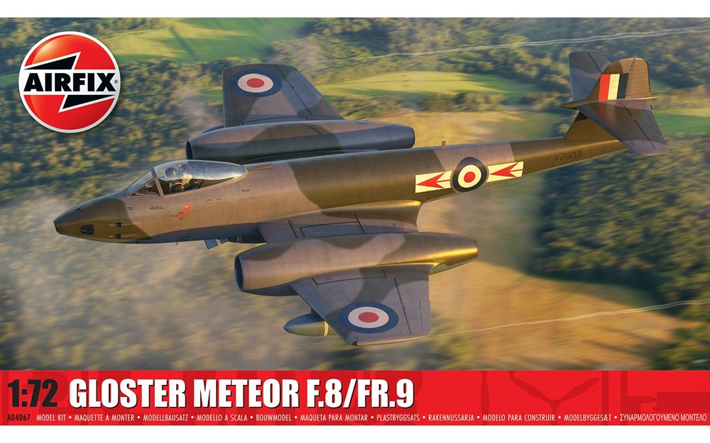 Airfix A04067 1:72 Gloster Meteor F8/FR9