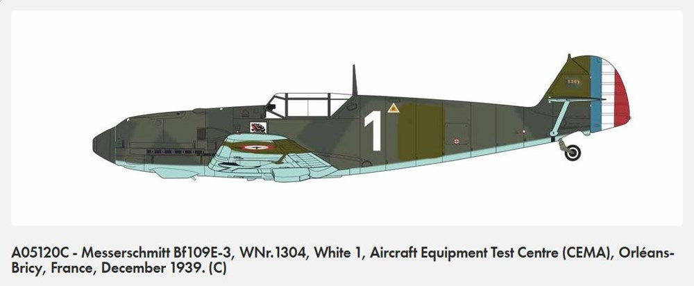 Airfix A05120C 1:48 Messerschmitt Bf109E-3 E-4