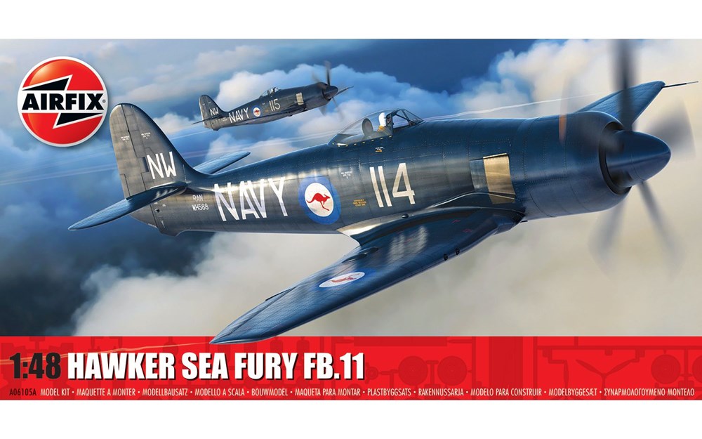 Airfix A06105A 1:48 Hawker Sea Fury FB.11