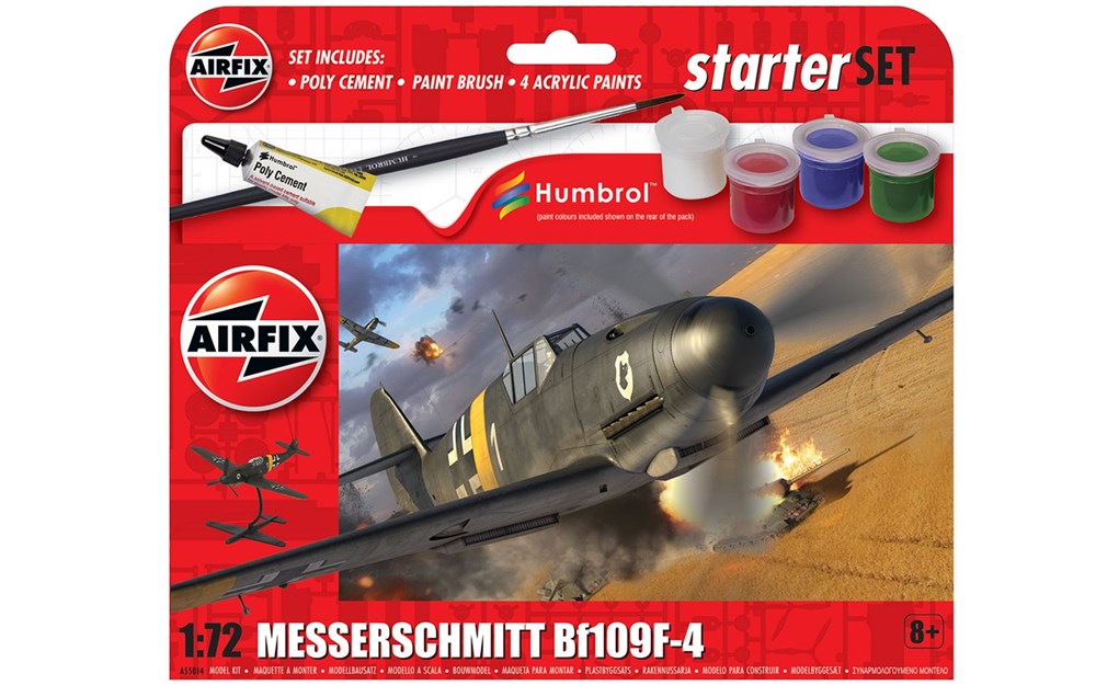 Airfix A55014 Starter Set Small - 1:72 Messerschmitt Bf109F-4