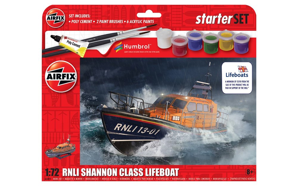 Airfix A55015 Starter Set - 1:72 RNLI Shannon