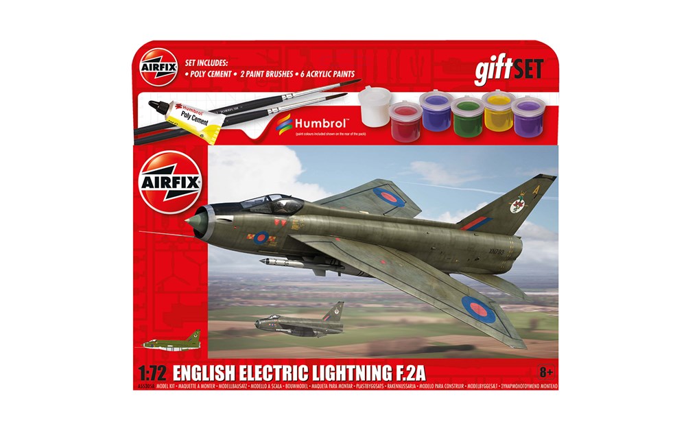 Airfix A55305A Gift Set - 1:72 English Electric Lightning F.2A