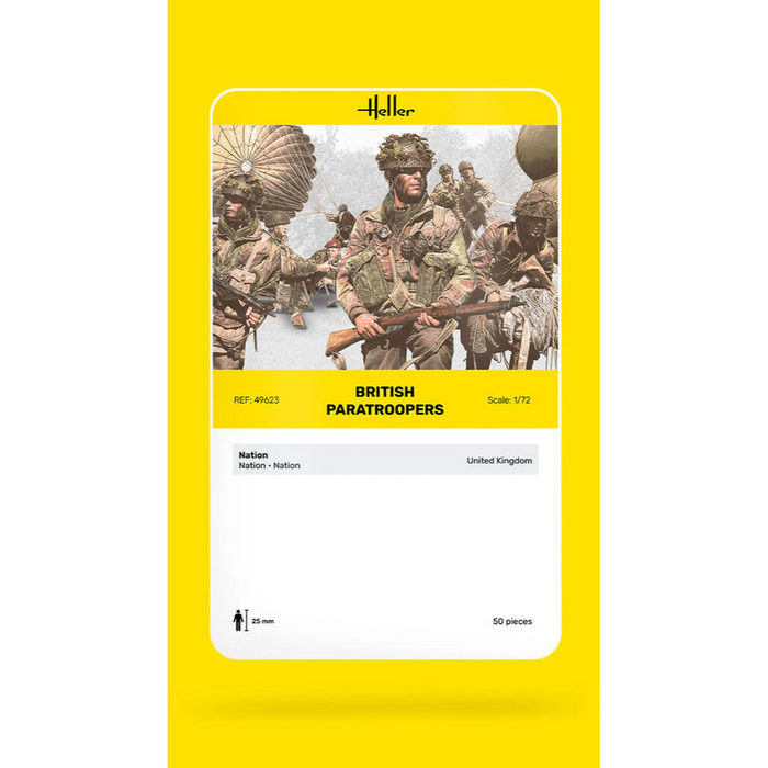 Heller 49623 1:72 British Paratroopers