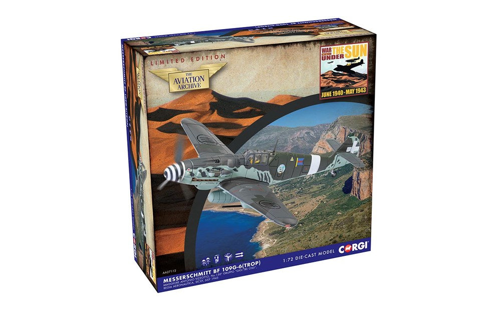 Corgi AA27112 1:72 Messerschmitt Me109G-6 (Trop), Sicily, July 1943