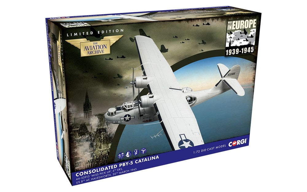 Corgi AA36113 1:72 Consolidated OA-10A Catalina 'Miss Pick Up' - 8th USSAF - Halsworth