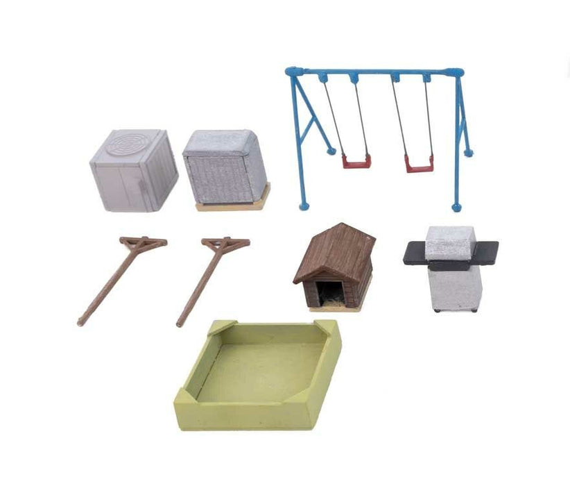 Walthers SceneMaster 949-4200 HO Backyard Detail Set - Kit