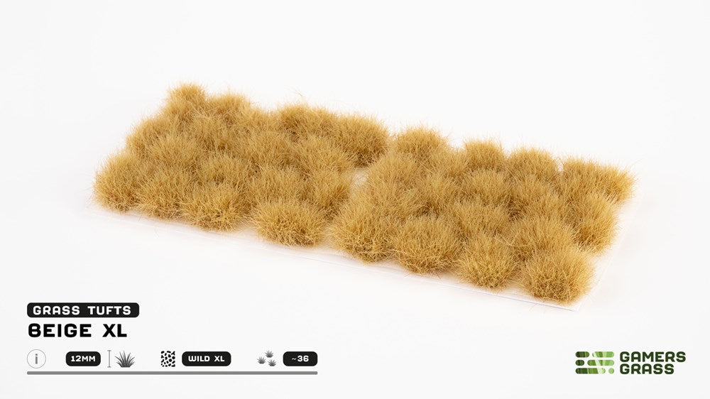 Gamers Grass 12mm Beige XL Tufts - Wild
