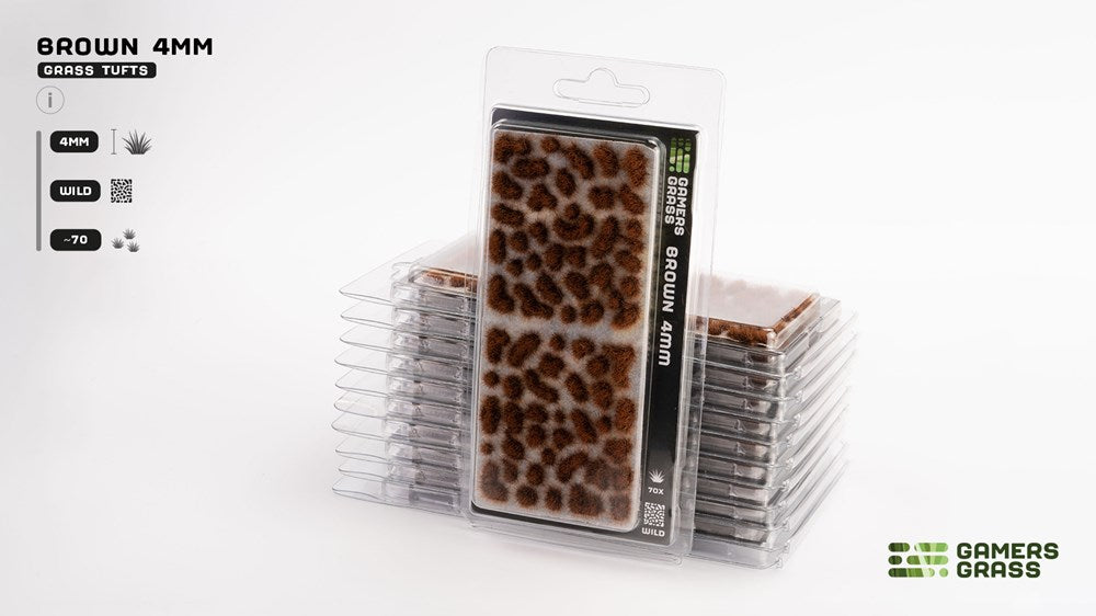 Gamers Grass 4mm Brown Tufts - Wild