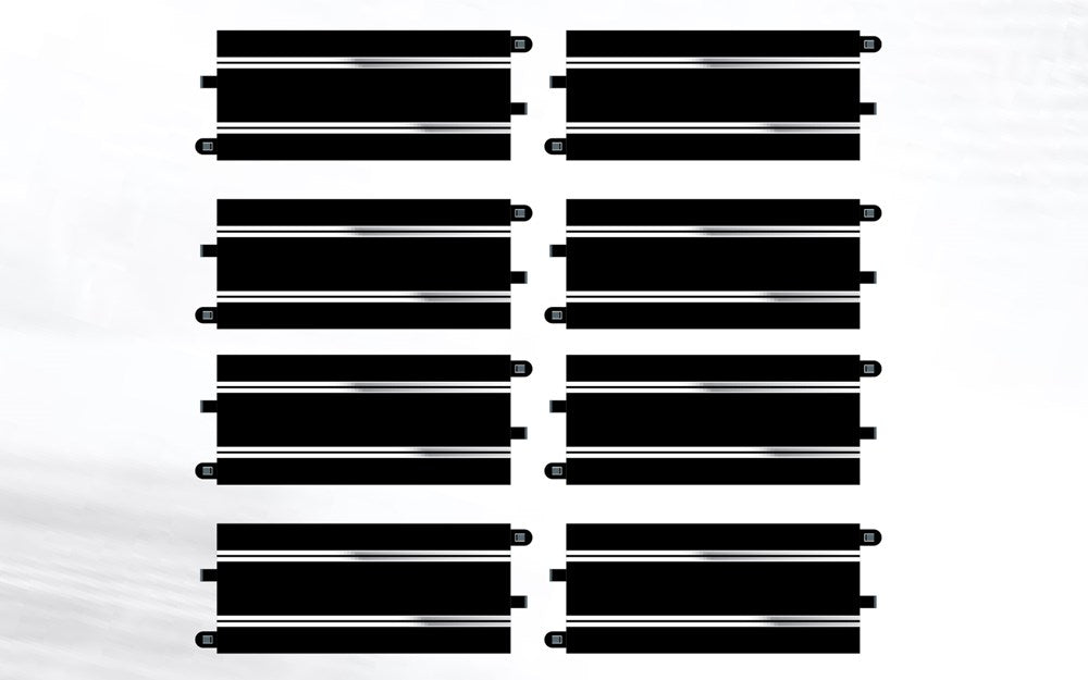 Scalextric C8554 Track Extension Pack 5 - 8 x 350mm Straights