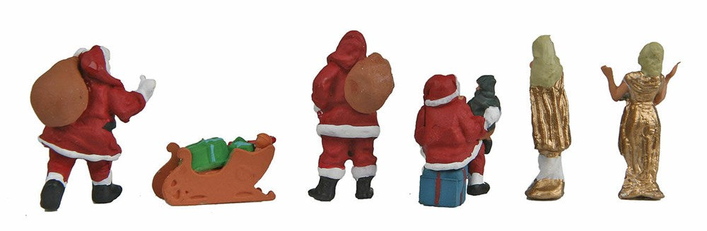 Walthers SceneMaster 949-6031 HO Christmas Figures (6)