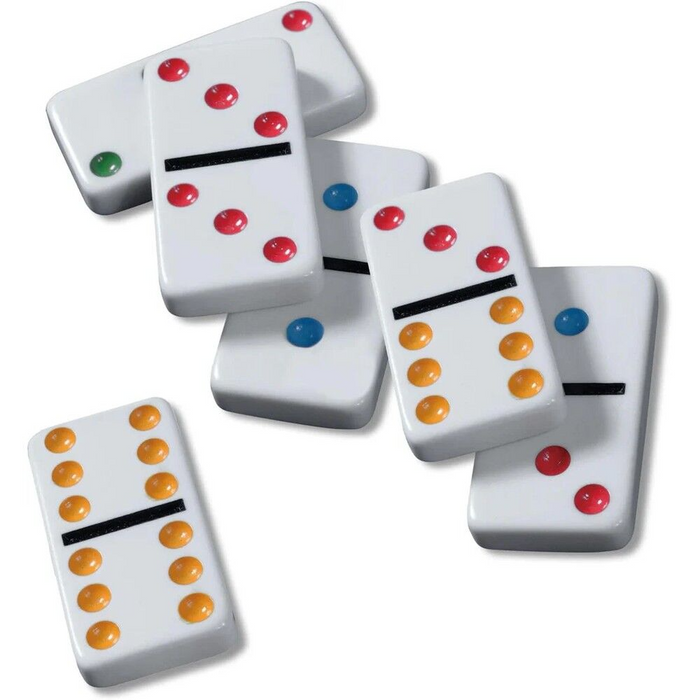 Cardinal Dominoes D6 Coloured