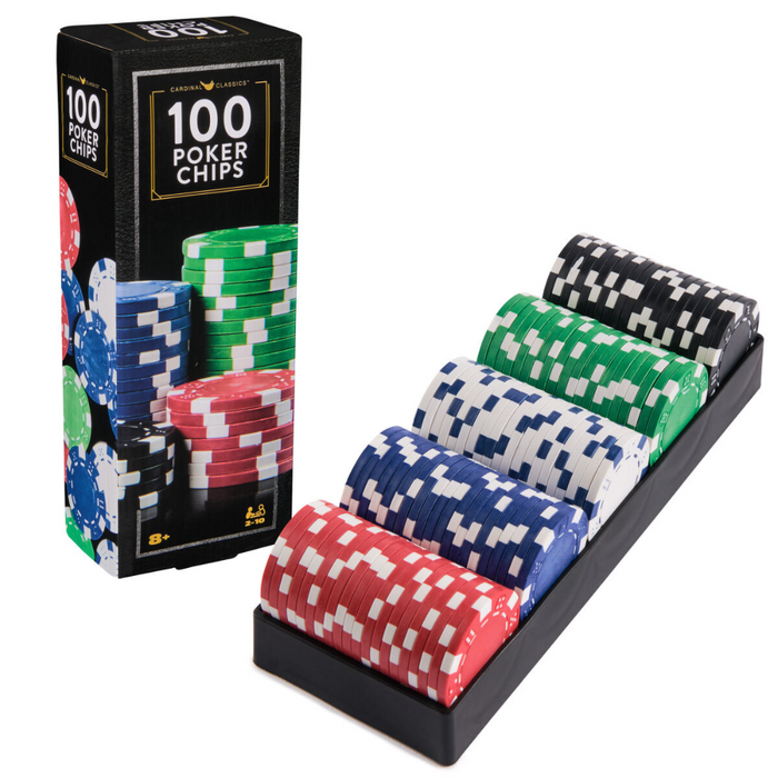 Classic 100-Piece 11.5gm Poker Chips