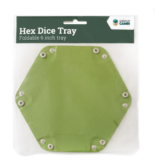 LPG Essentials Hex Dice Tray 6" Green
