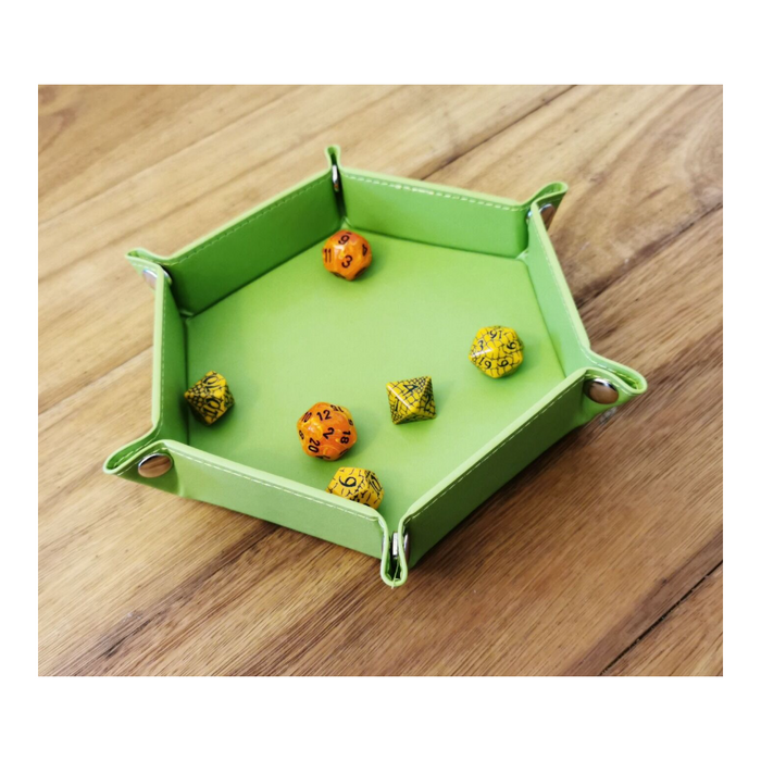 LPG Essentials Hex Dice Tray 6" Green