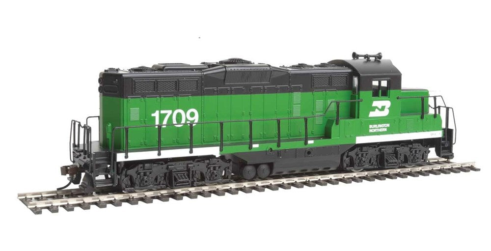 Walthers Trainline 931-101 HO EMD GP9M - Burlington Northern #1709 (green, white)