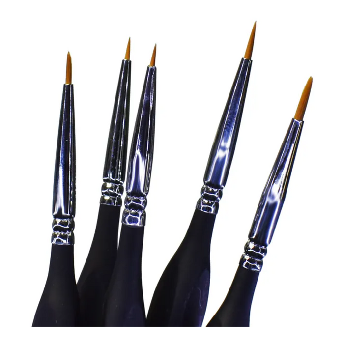 Scale Modellers Supply Synthetic Brush Set 5pc