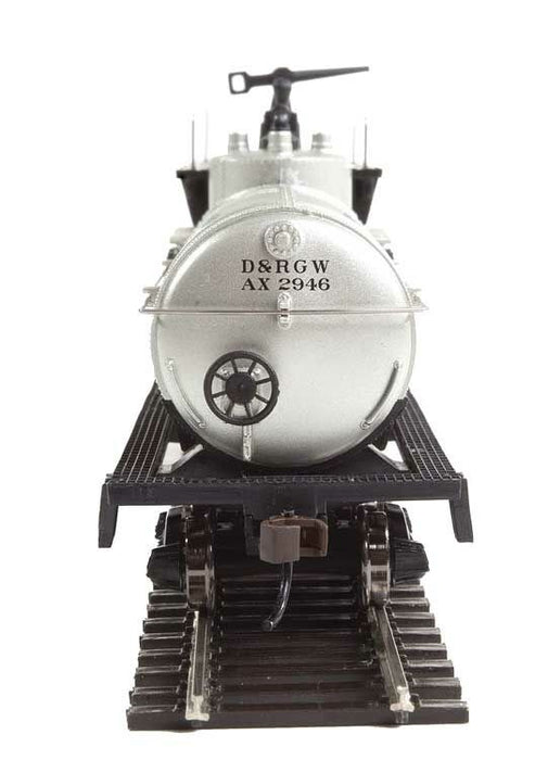 Walthers Trainline 931-1791 HO Firefighting Car - Ready to Run - Denver & Rio Grande Western(TM) #AX 2946 (silver, black)