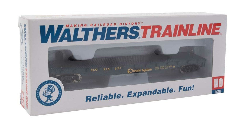 Walthers Trainline 931-1461 HO Flat Car - Chessie System