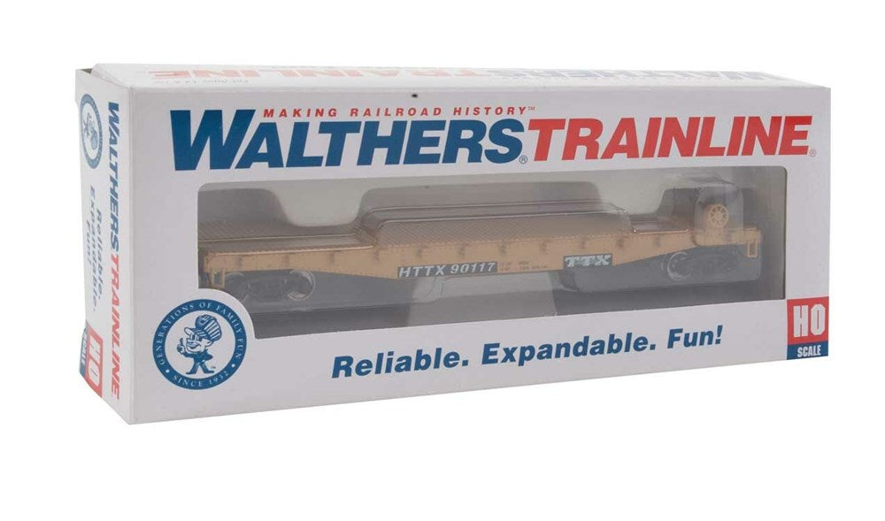 Walthers Trainline 931-1463 HO Flat Car - TTX Trailer-Train