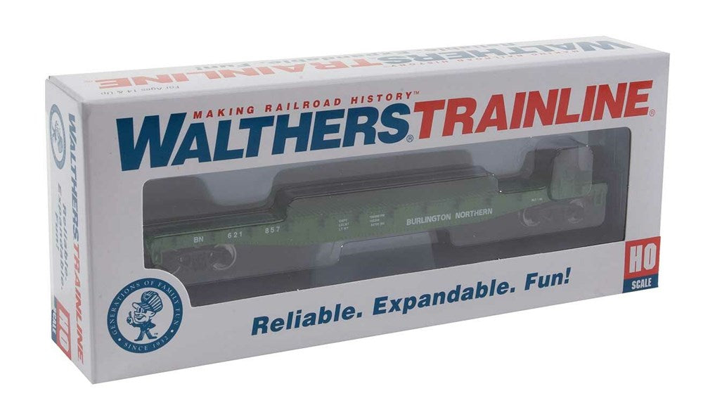 Walthers Trainline 931-1601 HO Flatcar - Burlington Northern