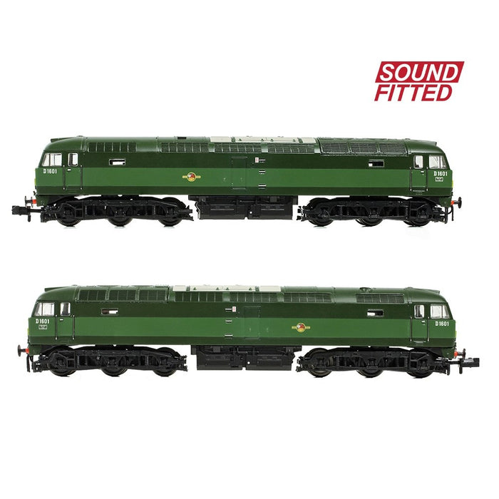 Graham Farish [N] 371-825ESF Class 47/0 D1601 in BR Green (Small Yellow Panels)