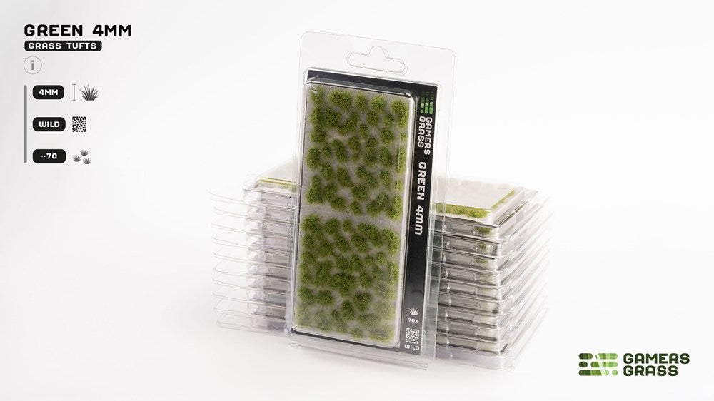Gamers Grass 4mm Green Tufts - Wild