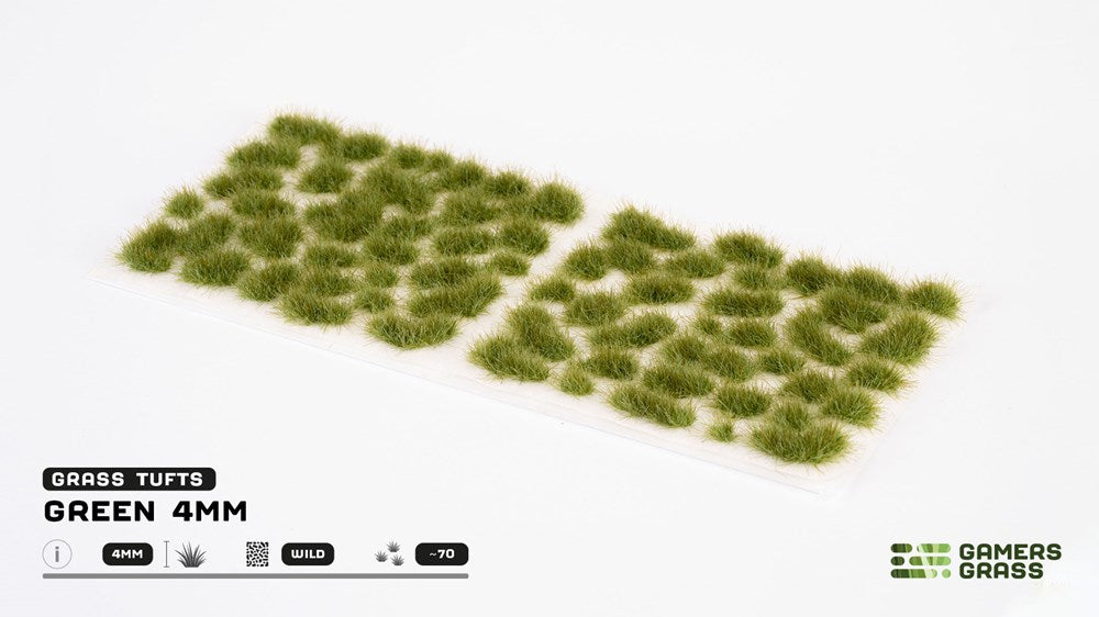 Gamers Grass 4mm Green Tufts - Wild