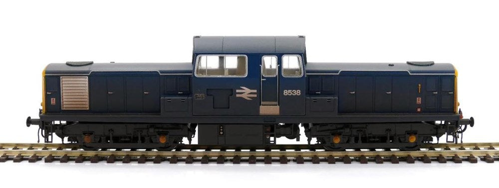 Heljan 1729 OO Class 17 - BR Blue 8538 (full yellow ends) Weathered