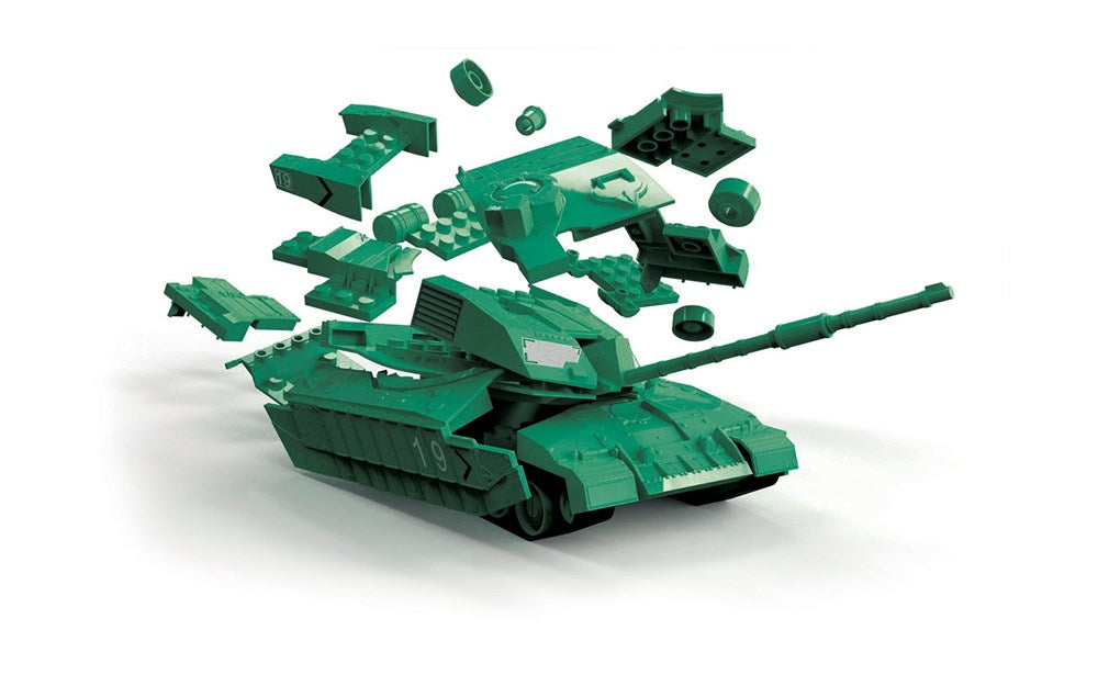 Airfix J6022 QUICKBUILD Challenger Tank Green