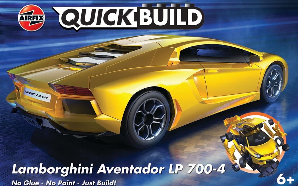 Airfix A26026 Quickbuild Lamborghini Aventador - Yellow