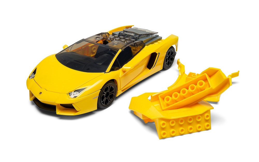 Airfix A26026 Quickbuild Lamborghini Aventador - Yellow