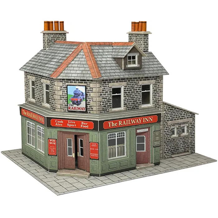 Metcalfe PO309 [OO] Corner Shop Or Pub Kit in Stone (replaces PO264)