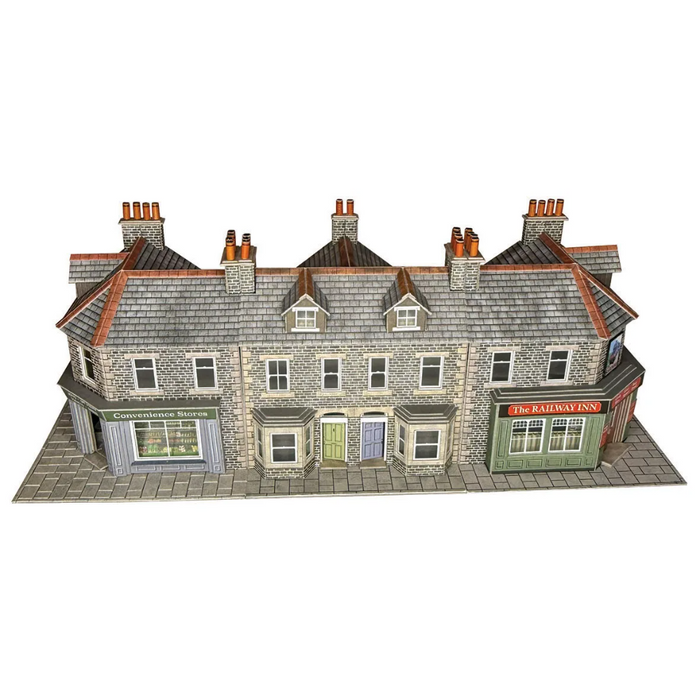 Metcalfe PO309 [OO] Corner Shop Or Pub Kit in Stone (replaces PO264)