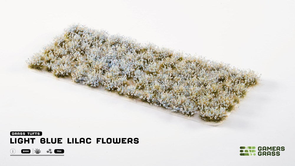 Gamers Grass Light Blue Lilac Flowers
