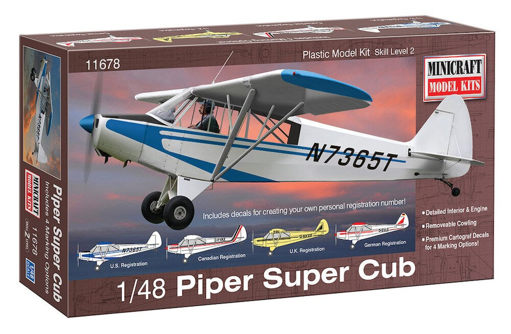 MiniCraft 11678 1:48 Piper Super Cub