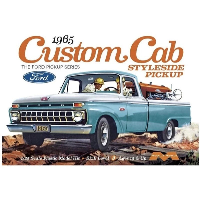 Moebius Models 1234 1:25 1965 F-100 Ford Custom Cab Styleside Pickup