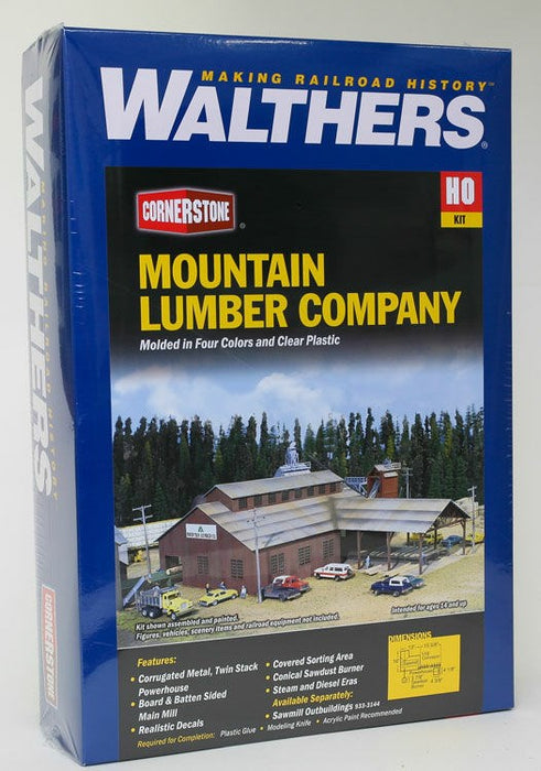 Walthers Cornerstone 933-3058 HO Mountain Lumber Company Sawmill Kit