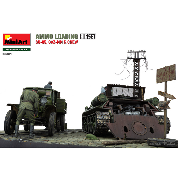 MiniArt 36071 1:35 Ammo Loading (SU-85,GAZ-MM&Crew). Big Set