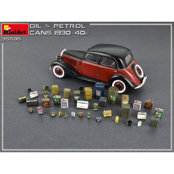 MiniArt 35595 1:35 Oil & Petrol Cans 1930-40s