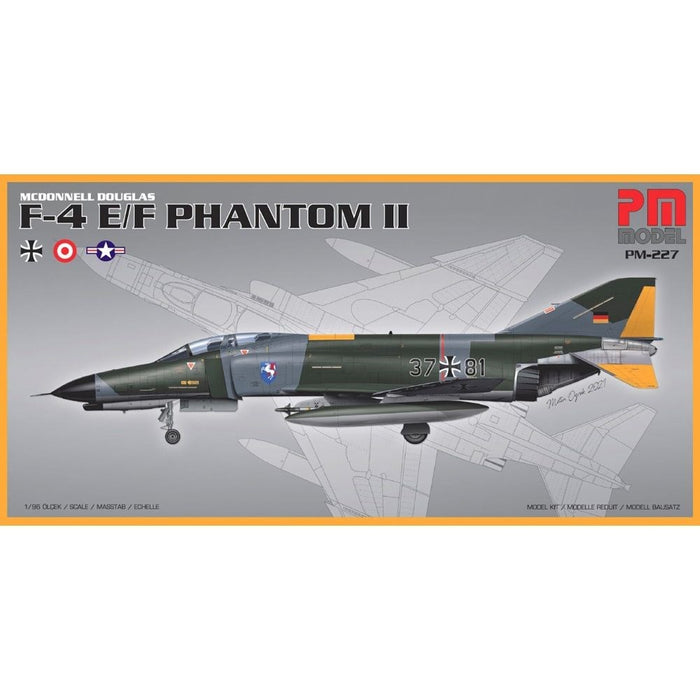 PM Model 227 1:96 F-4 E/F Phantom II Fighter Aircraft