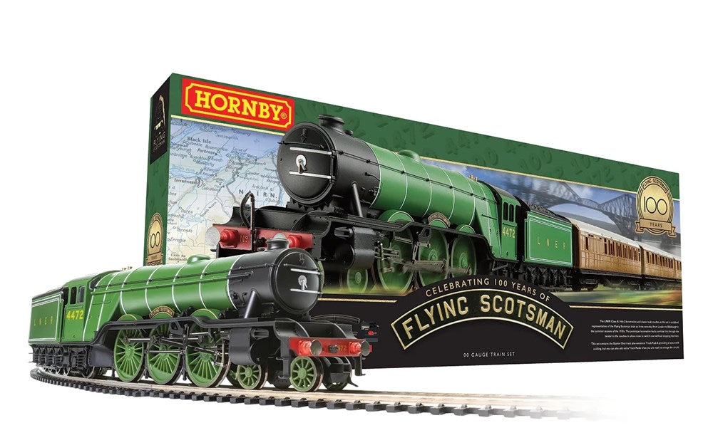 Hornby R1255 OO Flying Scotsman Train Set - 100 Years Edition