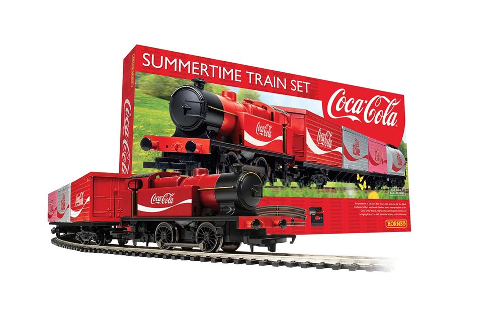 Hornby R1276SF OO Summertime Coca-Cola Train Set