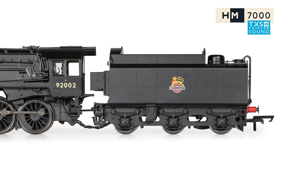 Hornby R30132TXS OO BR, Class 9F, 2-10-0, 92002 - Era 4 (Sound Fitted)