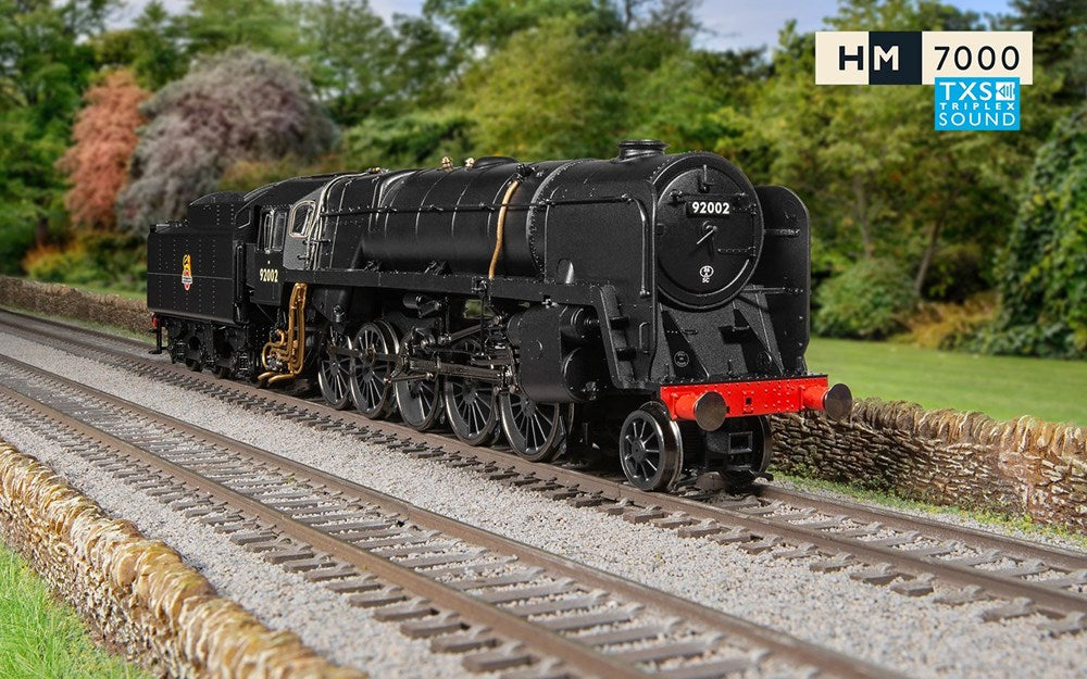 Hornby R30132TXS OO BR, Class 9F, 2-10-0, 92002 - Era 4 (Sound Fitted)