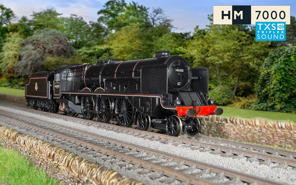 Hornby R30135TXS OO BR, Princess Royal Class 'The Turbomotive', 4-6-2, 46202 - Era 4 (Sound Fitted)