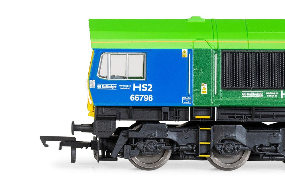 Hornby R30151 OO GBRf HS2 Class 66 Co-Co 66796 'The Green Progressor' - Era 11