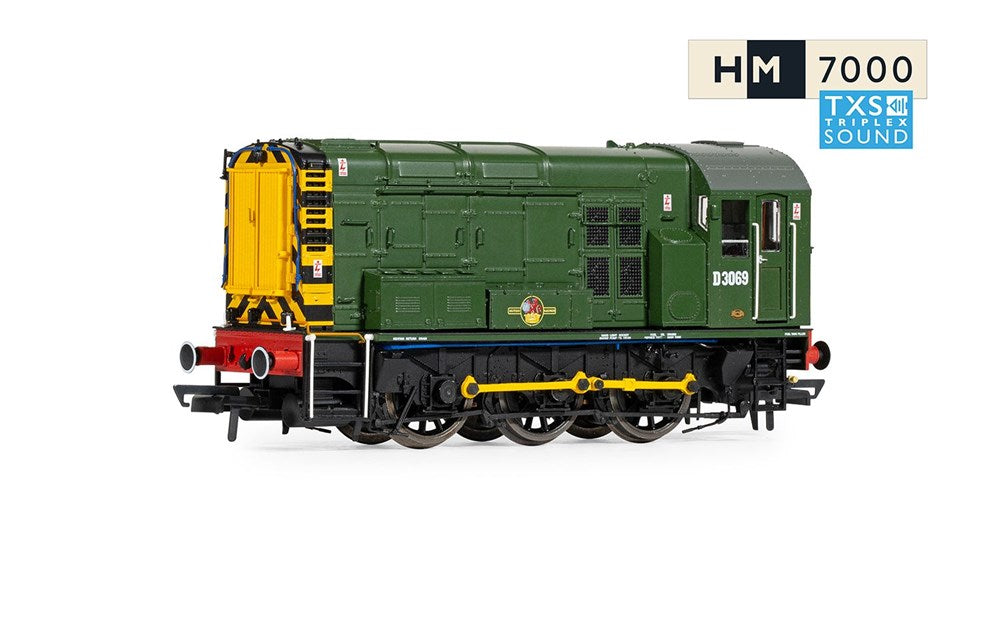 Hornby R30301TXS OO BR, Class 08, 0-6-0, D3069 - Era 5 (Sound Fitted)