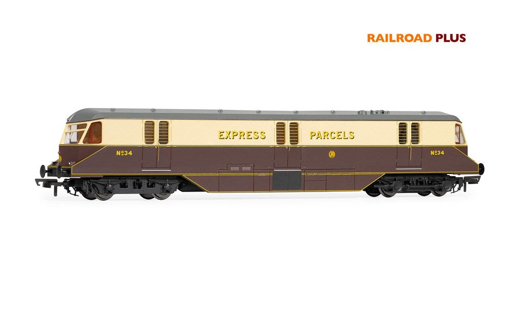 Hornby R30384 OO RailRoad Plus GWR, Bo-Bo, No. 34 Parcels Car - Era 3